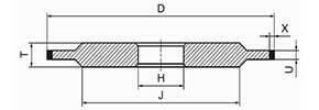 14A1 grinding wheel