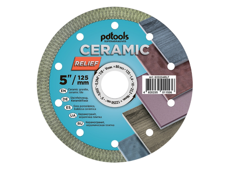 Diamond saw blades Ceramic Relief