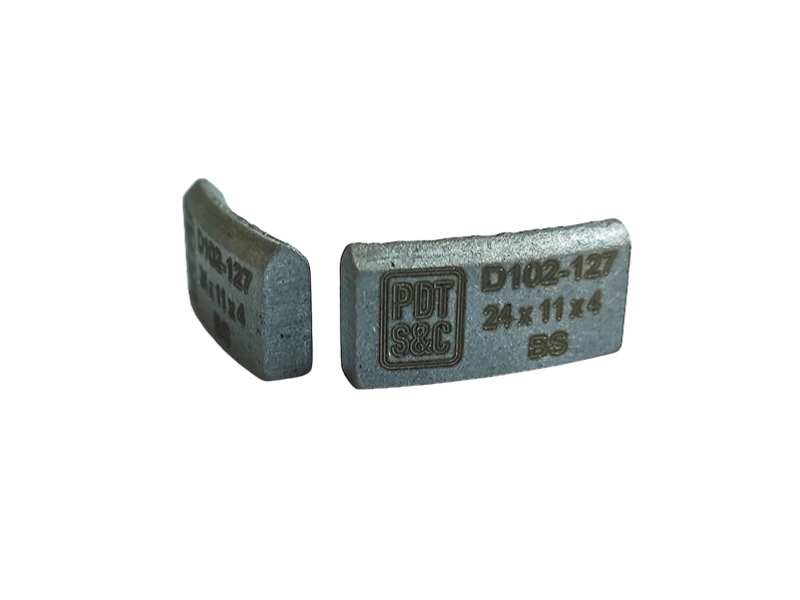 Diamond rooftop segments for core drill bits